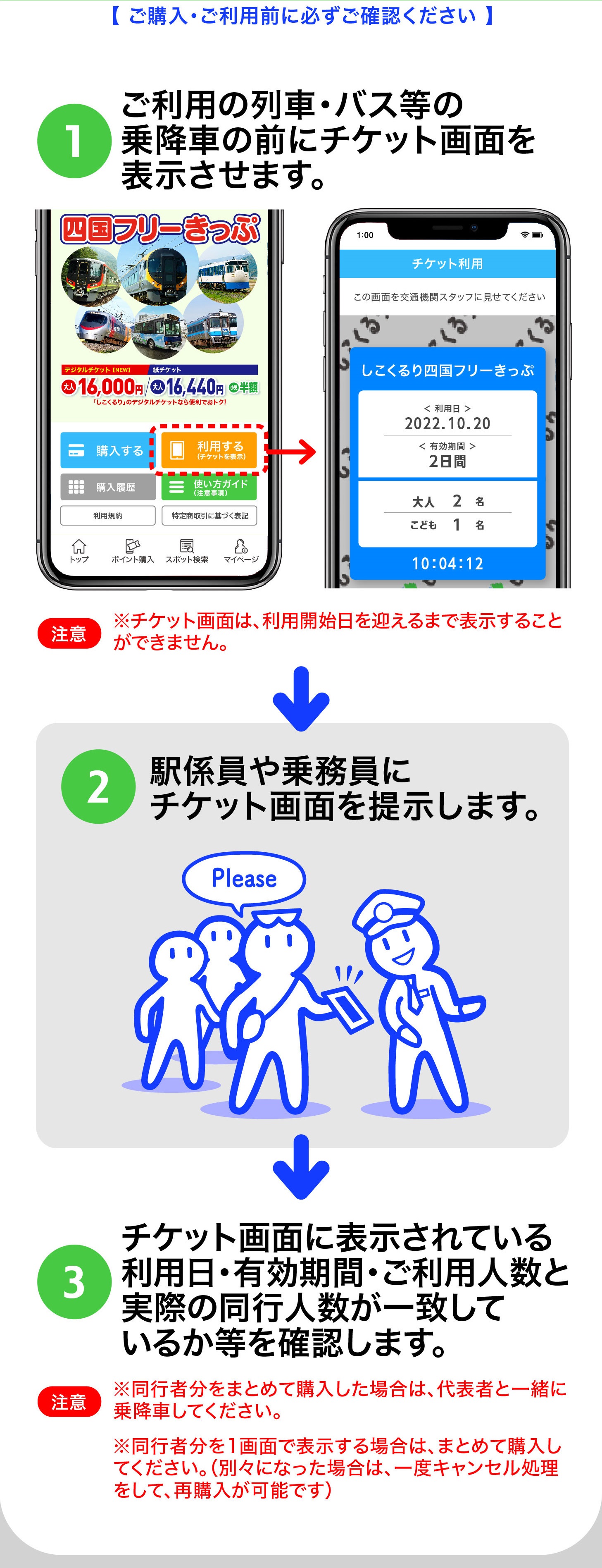 しこくるり四国フリーきっぷ